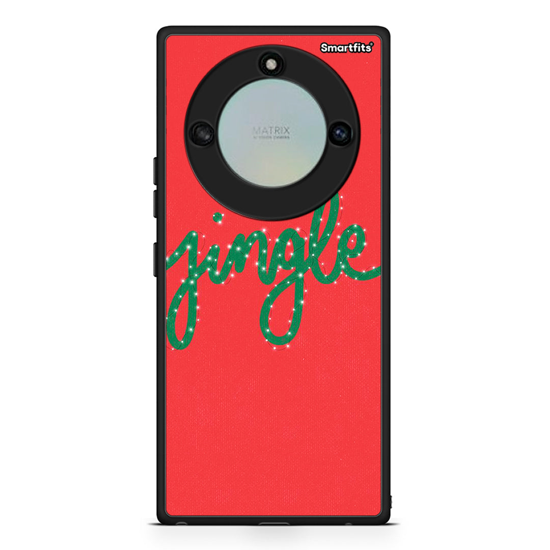 Honor X40 Jingle Xmas θήκη από τη Smartfits με σχέδιο στο πίσω μέρος και μαύρο περίβλημα | Smartphone case with colorful back and black bezels by Smartfits