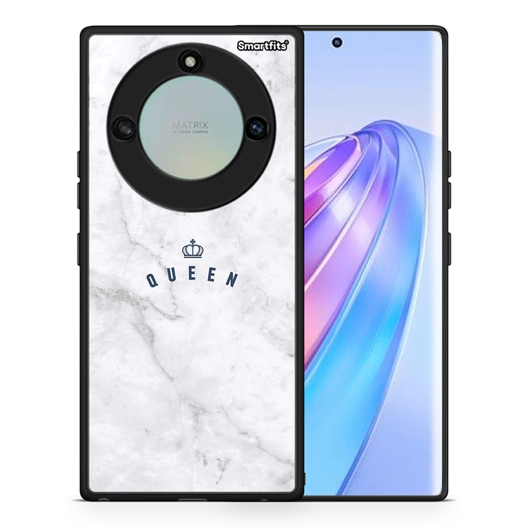 Θήκη Honor X40 Queen Marble από τη Smartfits με σχέδιο στο πίσω μέρος και μαύρο περίβλημα | Honor X40 Queen Marble case with colorful back and black bezels