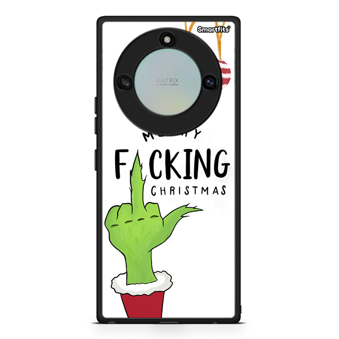 Honor X40 Merry F Xmas θήκη από τη Smartfits με σχέδιο στο πίσω μέρος και μαύρο περίβλημα | Smartphone case with colorful back and black bezels by Smartfits