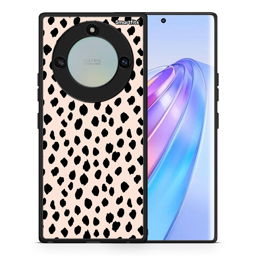 Θήκη Honor X40 New Polka Dots από τη Smartfits με σχέδιο στο πίσω μέρος και μαύρο περίβλημα | Honor X40 New Polka Dots case with colorful back and black bezels