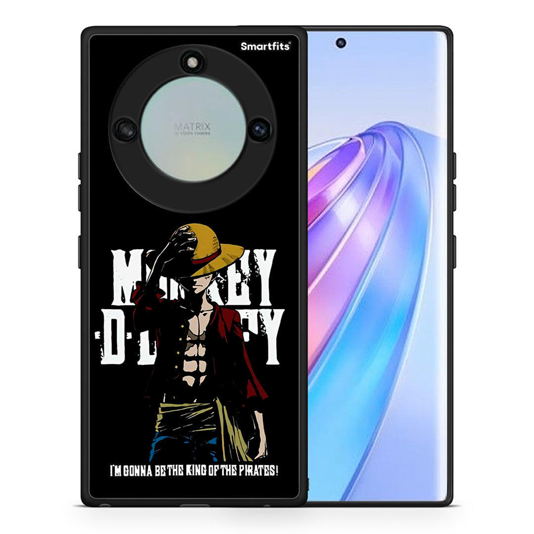 Θήκη Honor X40 Pirate King από τη Smartfits με σχέδιο στο πίσω μέρος και μαύρο περίβλημα | Honor X40 Pirate King case with colorful back and black bezels