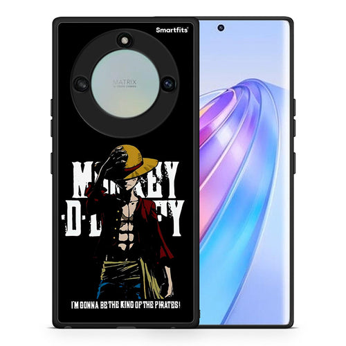 Θήκη Honor X40 Pirate King από τη Smartfits με σχέδιο στο πίσω μέρος και μαύρο περίβλημα | Honor X40 Pirate King case with colorful back and black bezels