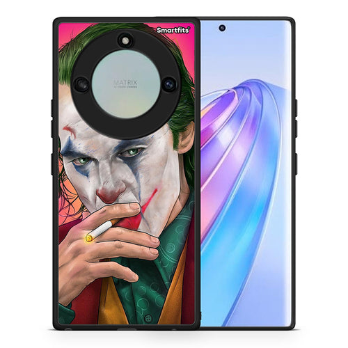 Θήκη Honor X40 JokesOnU PopArt από τη Smartfits με σχέδιο στο πίσω μέρος και μαύρο περίβλημα | Honor X40 JokesOnU PopArt case with colorful back and black bezels
