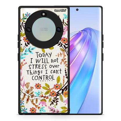 Θήκη Honor X40 Stress Over από τη Smartfits με σχέδιο στο πίσω μέρος και μαύρο περίβλημα | Honor X40 Stress Over case with colorful back and black bezels