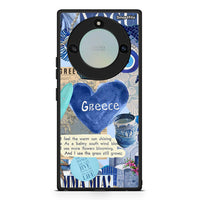 Thumbnail for Honor X40 Summer In Greece Θήκη από τη Smartfits με σχέδιο στο πίσω μέρος και μαύρο περίβλημα | Smartphone case with colorful back and black bezels by Smartfits