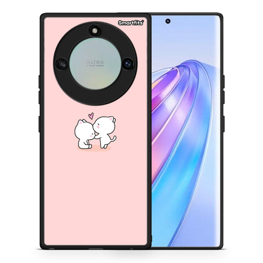 Θήκη Honor X40 Love Valentine από τη Smartfits με σχέδιο στο πίσω μέρος και μαύρο περίβλημα | Honor X40 Love Valentine case with colorful back and black bezels