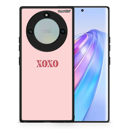 Θήκη Honor X40 XOXO Love από τη Smartfits με σχέδιο στο πίσω μέρος και μαύρο περίβλημα | Honor X40 XOXO Love case with colorful back and black bezels
