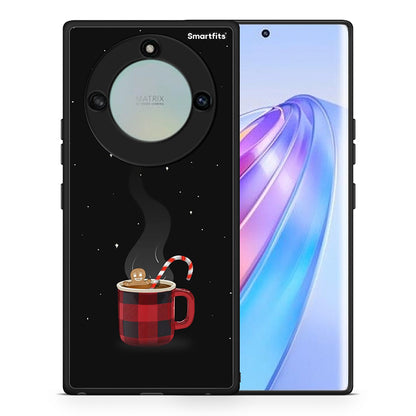 Θήκη Honor X40 Xmas Bathing από τη Smartfits με σχέδιο στο πίσω μέρος και μαύρο περίβλημα | Honor X40 Xmas Bathing case with colorful back and black bezels