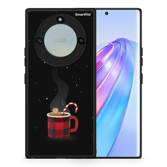 Θήκη Honor X40 Xmas Bathing από τη Smartfits με σχέδιο στο πίσω μέρος και μαύρο περίβλημα | Honor X40 Xmas Bathing case with colorful back and black bezels