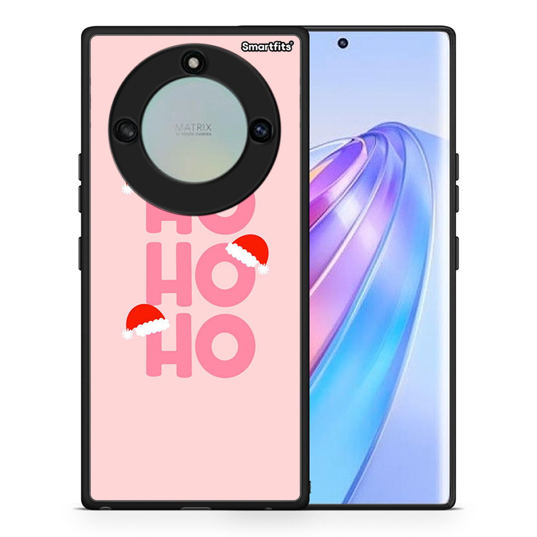 Θήκη Honor X40 Xmas Ho Ho Ho από τη Smartfits με σχέδιο στο πίσω μέρος και μαύρο περίβλημα | Honor X40 Xmas Ho Ho Ho case with colorful back and black bezels