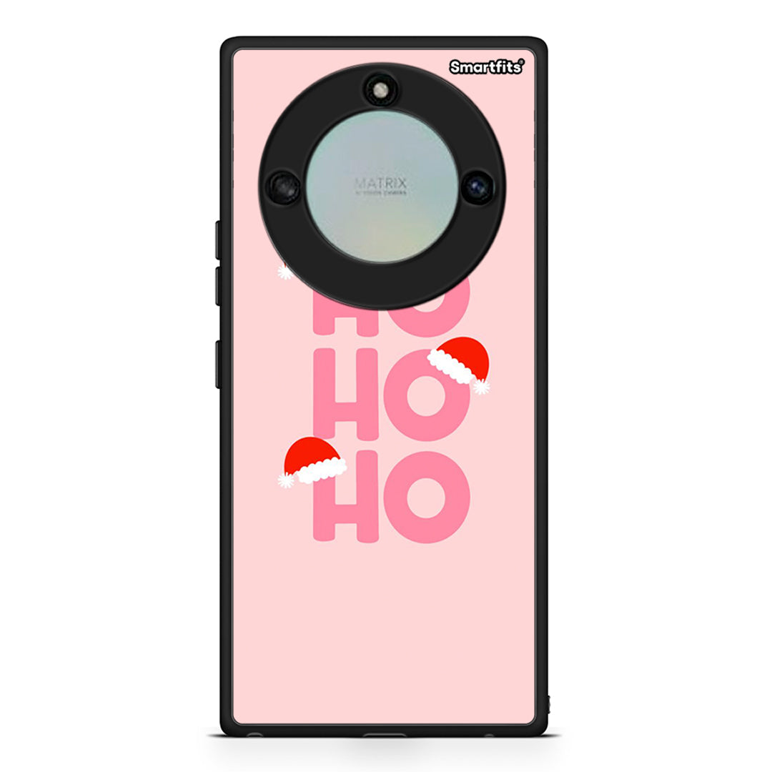 Honor X40 Xmas Ho Ho Ho θήκη από τη Smartfits με σχέδιο στο πίσω μέρος και μαύρο περίβλημα | Smartphone case with colorful back and black bezels by Smartfits