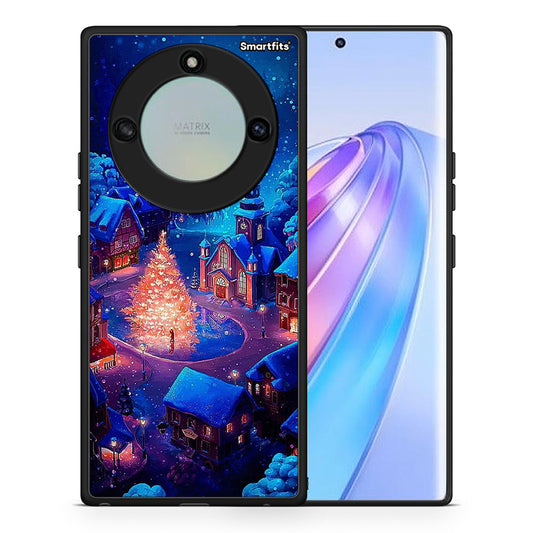 Θήκη Honor X40 Xmas Village από τη Smartfits με σχέδιο στο πίσω μέρος και μαύρο περίβλημα | Honor X40 Xmas Village case with colorful back and black bezels