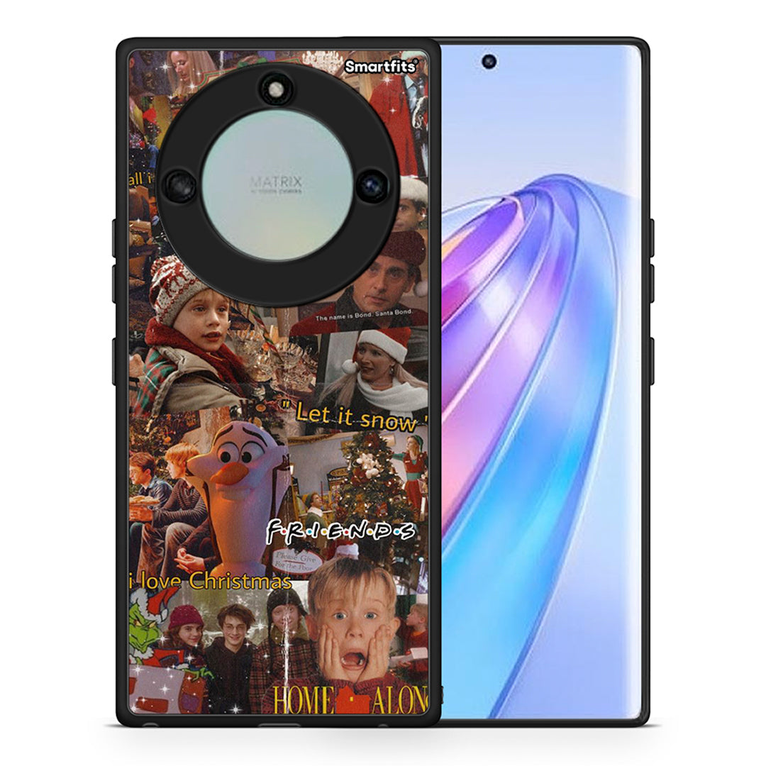 Θήκη Honor X40 Xmas Wishes από τη Smartfits με σχέδιο στο πίσω μέρος και μαύρο περίβλημα | Honor X40 Xmas Wishes case with colorful back and black bezels