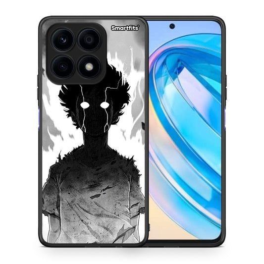 Θήκη Honor X8a Anime Boy από τη Smartfits με σχέδιο στο πίσω μέρος και μαύρο περίβλημα | Honor X8a Anime Boy Case with Colorful Back and Black Bezels