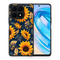 Thumbnail for Θήκη Honor X8a Autumn Sunflowers από τη Smartfits με σχέδιο στο πίσω μέρος και μαύρο περίβλημα | Honor X8a Autumn Sunflowers Case with Colorful Back and Black Bezels