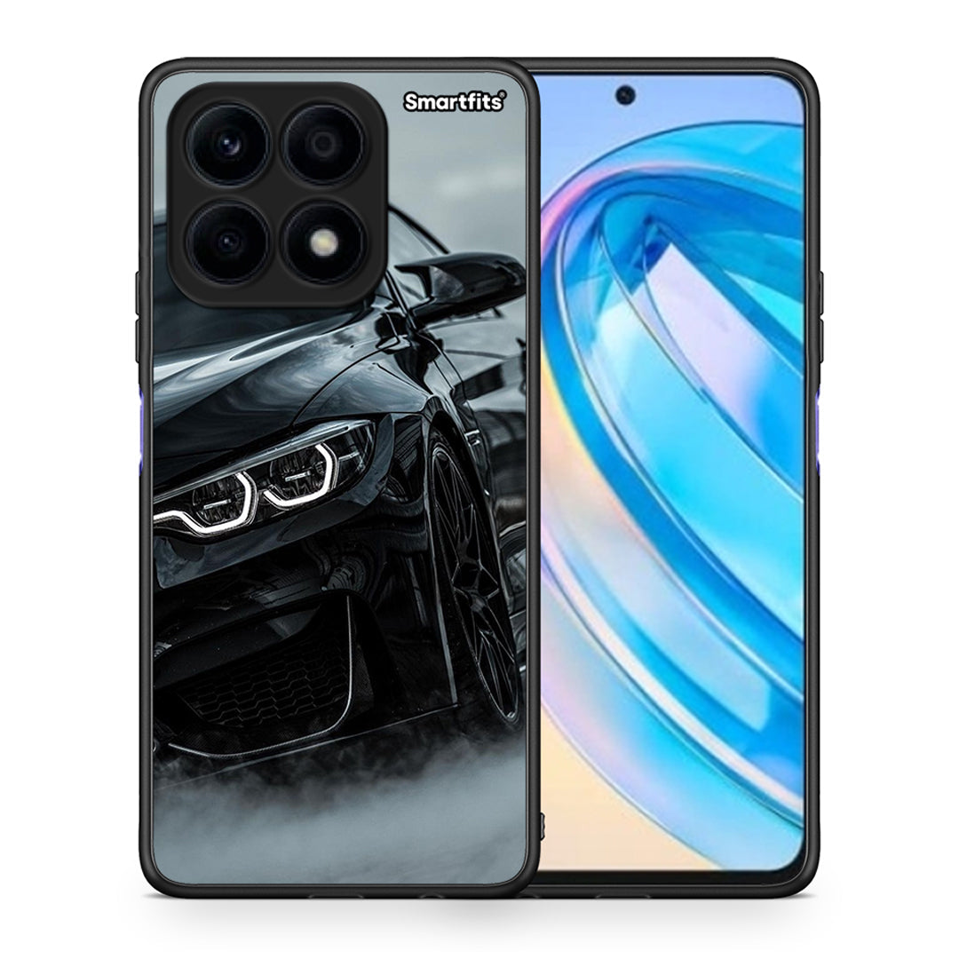 Θήκη Honor X8a Black BMW από τη Smartfits με σχέδιο στο πίσω μέρος και μαύρο περίβλημα | Honor X8a Black BMW Case with Colorful Back and Black Bezels