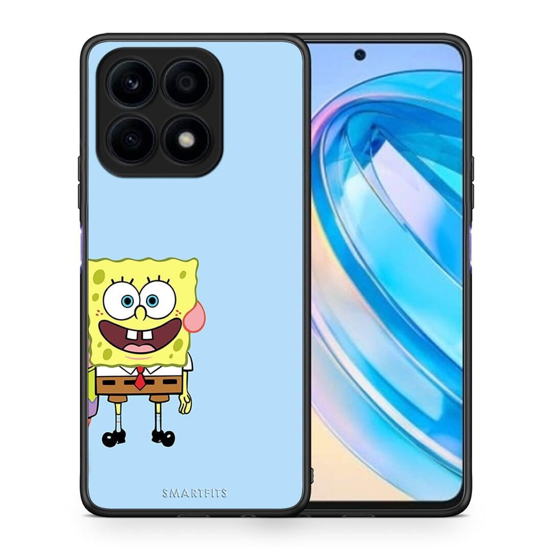 Θήκη Honor X8a Friends Bob από τη Smartfits με σχέδιο στο πίσω μέρος και μαύρο περίβλημα | Honor X8a Friends Bob Case with Colorful Back and Black Bezels