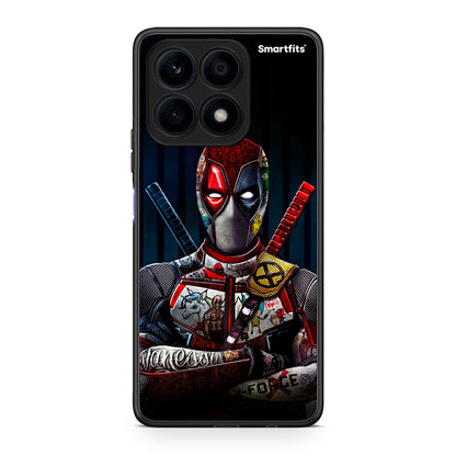 Θήκη Honor X8a Funny Guy από τη Smartfits με σχέδιο στο πίσω μέρος και μαύρο περίβλημα | Honor X8a Funny Guy Case with Colorful Back and Black Bezels