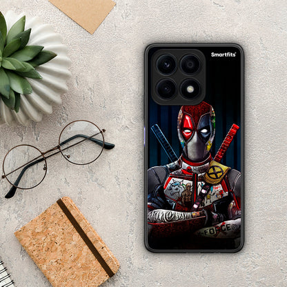 Θήκη Honor X8a Funny Guy από τη Smartfits με σχέδιο στο πίσω μέρος και μαύρο περίβλημα | Honor X8a Funny Guy Case with Colorful Back and Black Bezels