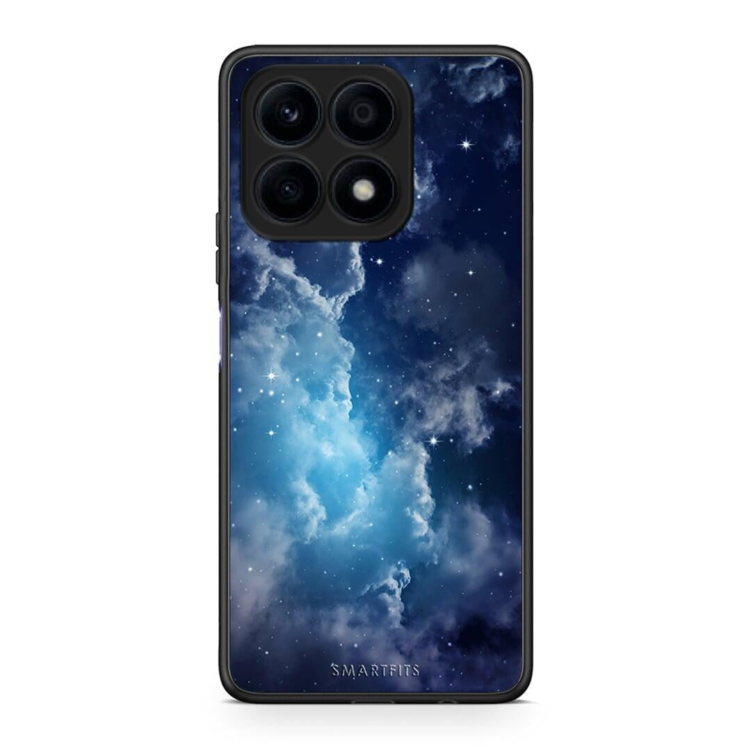 Θήκη Honor X8a Galactic Blue Sky από τη Smartfits με σχέδιο στο πίσω μέρος και μαύρο περίβλημα | Honor X8a Galactic Blue Sky Case with Colorful Back and Black Bezels