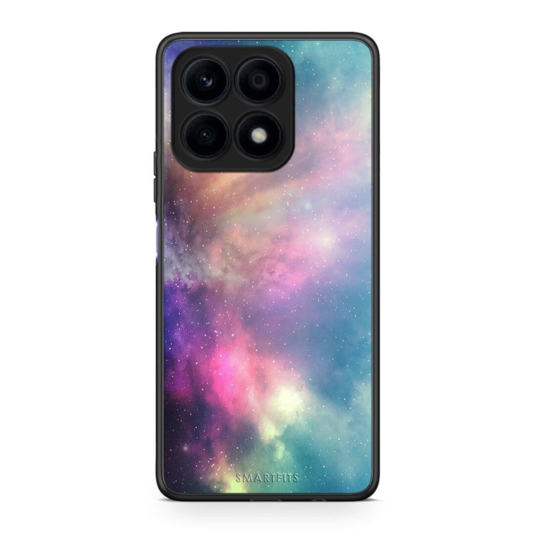 Θήκη Honor X8a Galactic Rainbow από τη Smartfits με σχέδιο στο πίσω μέρος και μαύρο περίβλημα | Honor X8a Galactic Rainbow Case with Colorful Back and Black Bezels
