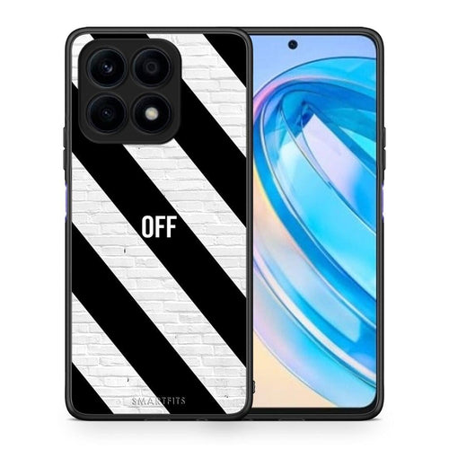 Θήκη Honor X8a Get Off από τη Smartfits με σχέδιο στο πίσω μέρος και μαύρο περίβλημα | Honor X8a Get Off Case with Colorful Back and Black Bezels