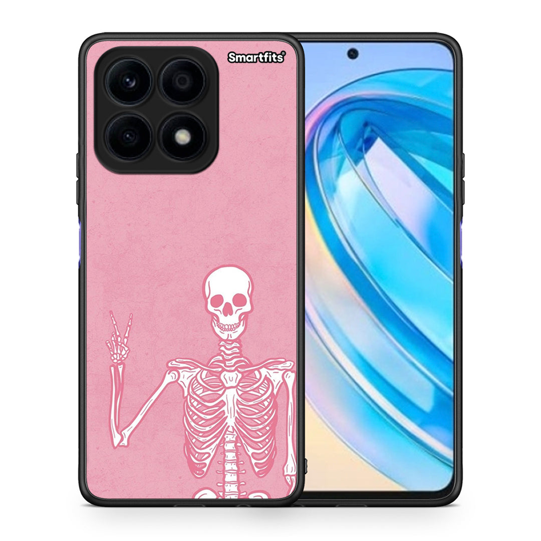 Θήκη Honor X8a Halloween Motivation από τη Smartfits με σχέδιο στο πίσω μέρος και μαύρο περίβλημα | Honor X8a Halloween Motivation Case with Colorful Back and Black Bezels