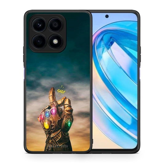 Θήκη Honor X8a Infinity Snap από τη Smartfits με σχέδιο στο πίσω μέρος και μαύρο περίβλημα | Honor X8a Infinity Snap Case with Colorful Back and Black Bezels