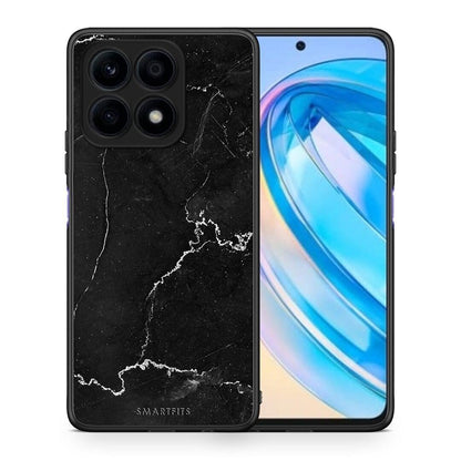 Θήκη Honor X8a Marble Black από τη Smartfits με σχέδιο στο πίσω μέρος και μαύρο περίβλημα | Honor X8a Marble Black Case with Colorful Back and Black Bezels