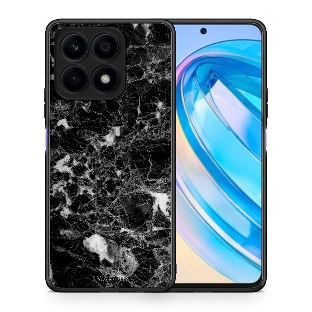 Θήκη Honor X8a Marble Male από τη Smartfits με σχέδιο στο πίσω μέρος και μαύρο περίβλημα | Honor X8a Marble Male Case with Colorful Back and Black Bezels