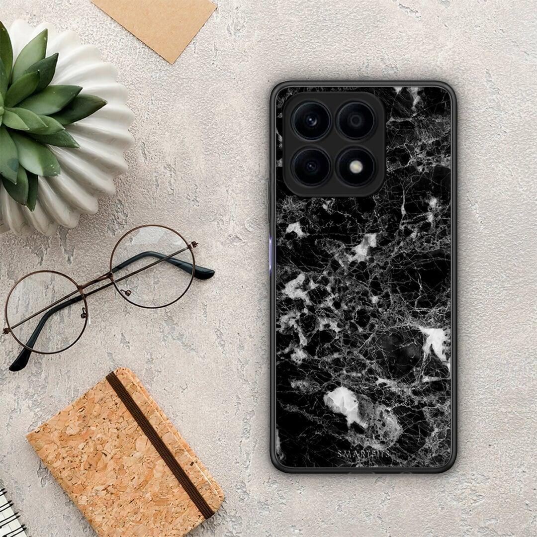 Θήκη Honor X8a Marble Male από τη Smartfits με σχέδιο στο πίσω μέρος και μαύρο περίβλημα | Honor X8a Marble Male Case with Colorful Back and Black Bezels