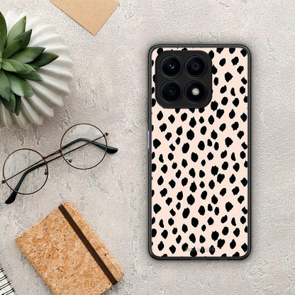 Θήκη Honor X8a New Polka Dots από τη Smartfits με σχέδιο στο πίσω μέρος και μαύρο περίβλημα | Honor X8a New Polka Dots Case with Colorful Back and Black Bezels