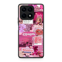 Thumbnail for Θήκη Honor X8a Pink Love από τη Smartfits με σχέδιο στο πίσω μέρος και μαύρο περίβλημα | Honor X8a Pink Love Case with Colorful Back and Black Bezels