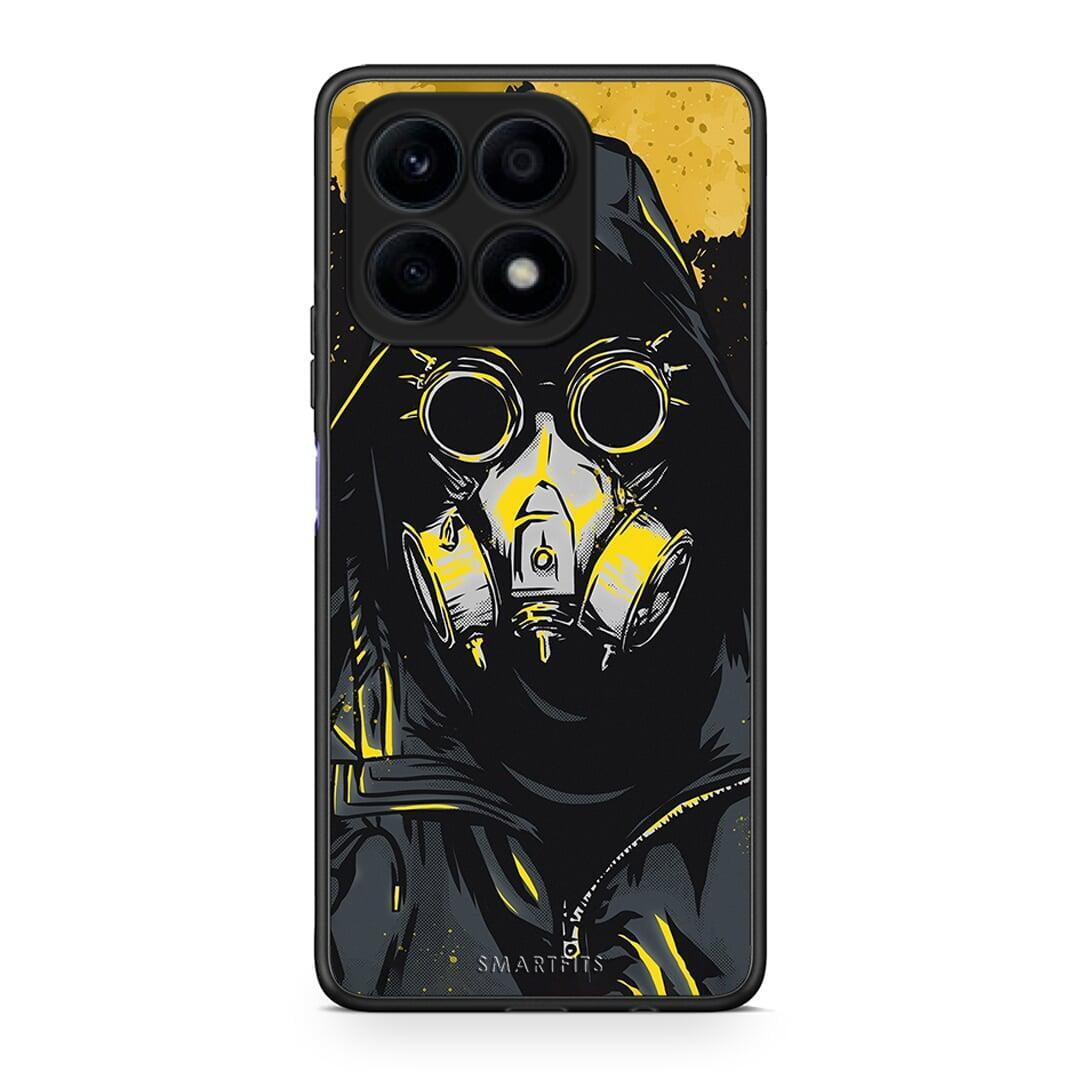 Θήκη Honor X8a PopArt Mask από τη Smartfits με σχέδιο στο πίσω μέρος και μαύρο περίβλημα | Honor X8a PopArt Mask Case with Colorful Back and Black Bezels