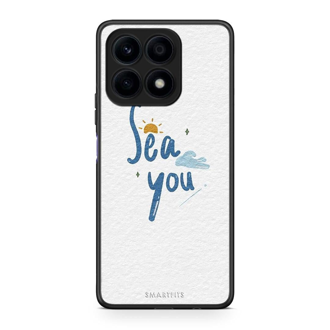 Θήκη Honor X8a Sea You από τη Smartfits με σχέδιο στο πίσω μέρος και μαύρο περίβλημα | Honor X8a Sea You Case with Colorful Back and Black Bezels