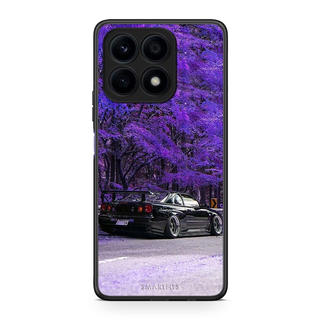 Θήκη Honor X8a Super Car από τη Smartfits με σχέδιο στο πίσω μέρος και μαύρο περίβλημα | Honor X8a Super Car Case with Colorful Back and Black Bezels