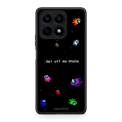 Θήκη Honor X8a Text AFK από τη Smartfits με σχέδιο στο πίσω μέρος και μαύρο περίβλημα | Honor X8a Text AFK Case with Colorful Back and Black Bezels