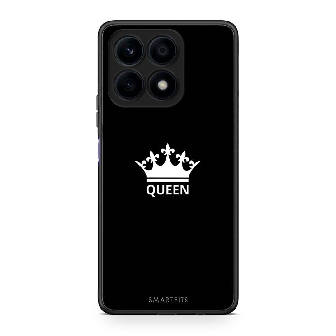 Θήκη Honor X8a Valentine Queen από τη Smartfits με σχέδιο στο πίσω μέρος και μαύρο περίβλημα | Honor X8a Valentine Queen Case with Colorful Back and Black Bezels