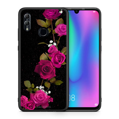 Flower Red Roses - Honor 10 Lite θήκη