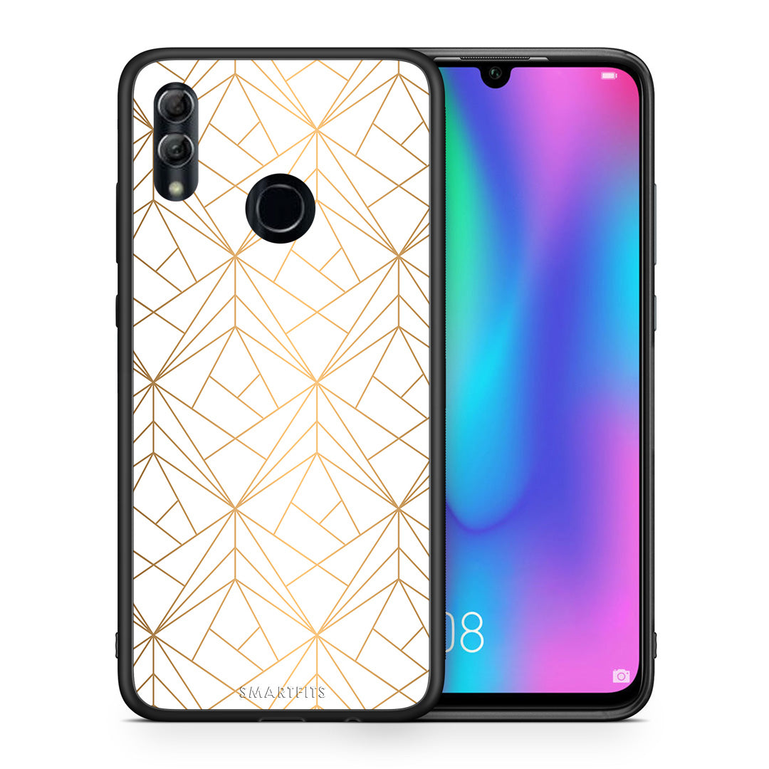 Geometric Luxury White - Honor 10 Lite θήκη