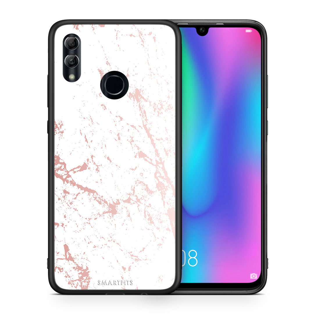 Marble Pink Splash - Honor 10 Lite θήκη