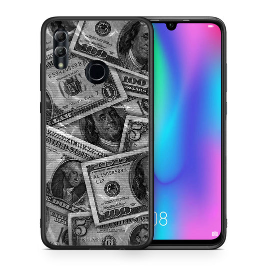 Money Dollars - Honor 10 Lite θήκη