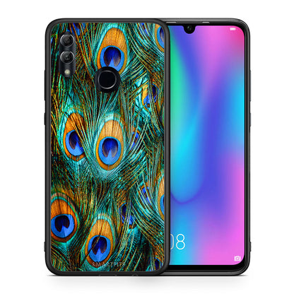 Real Peacock Feathers - Honor 8x θήκη