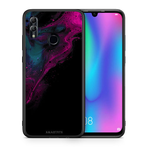 Watercolor Pink Black - Honor 8x θήκη