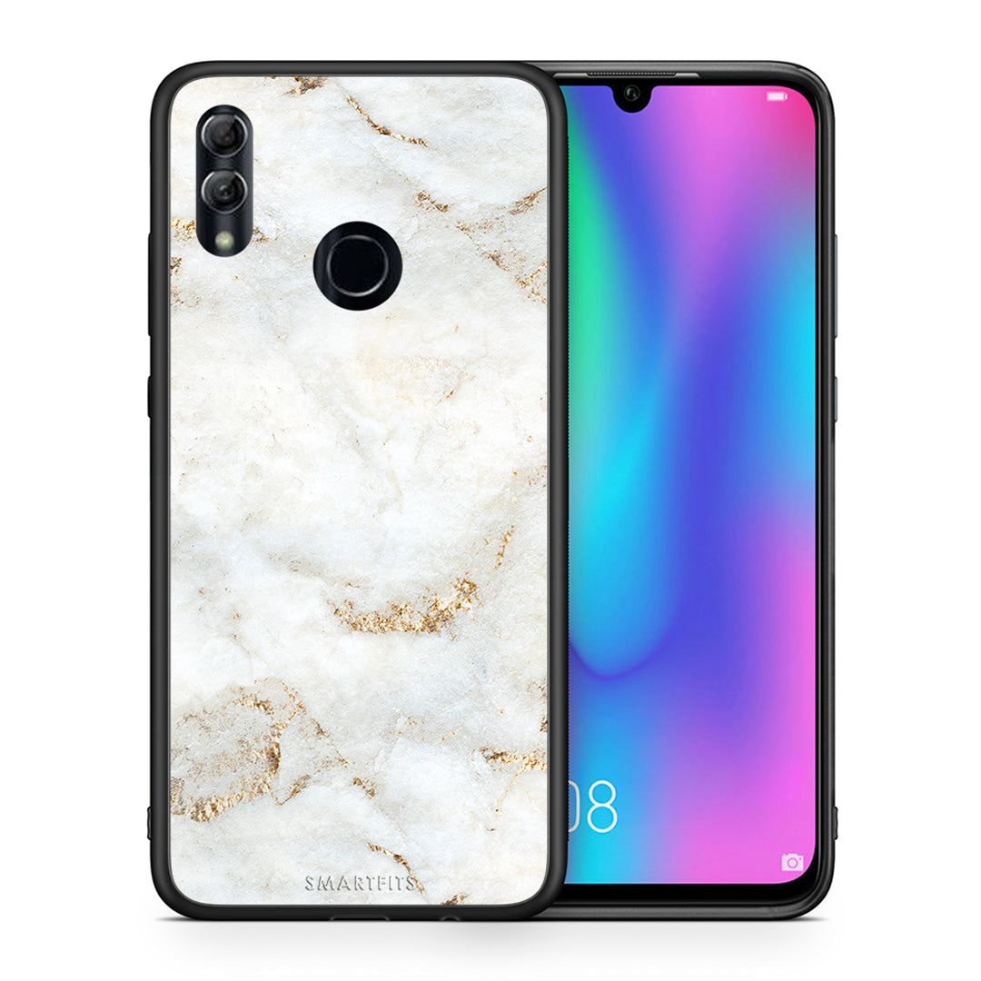 White Gold Marble - Honor 10 Lite θήκη