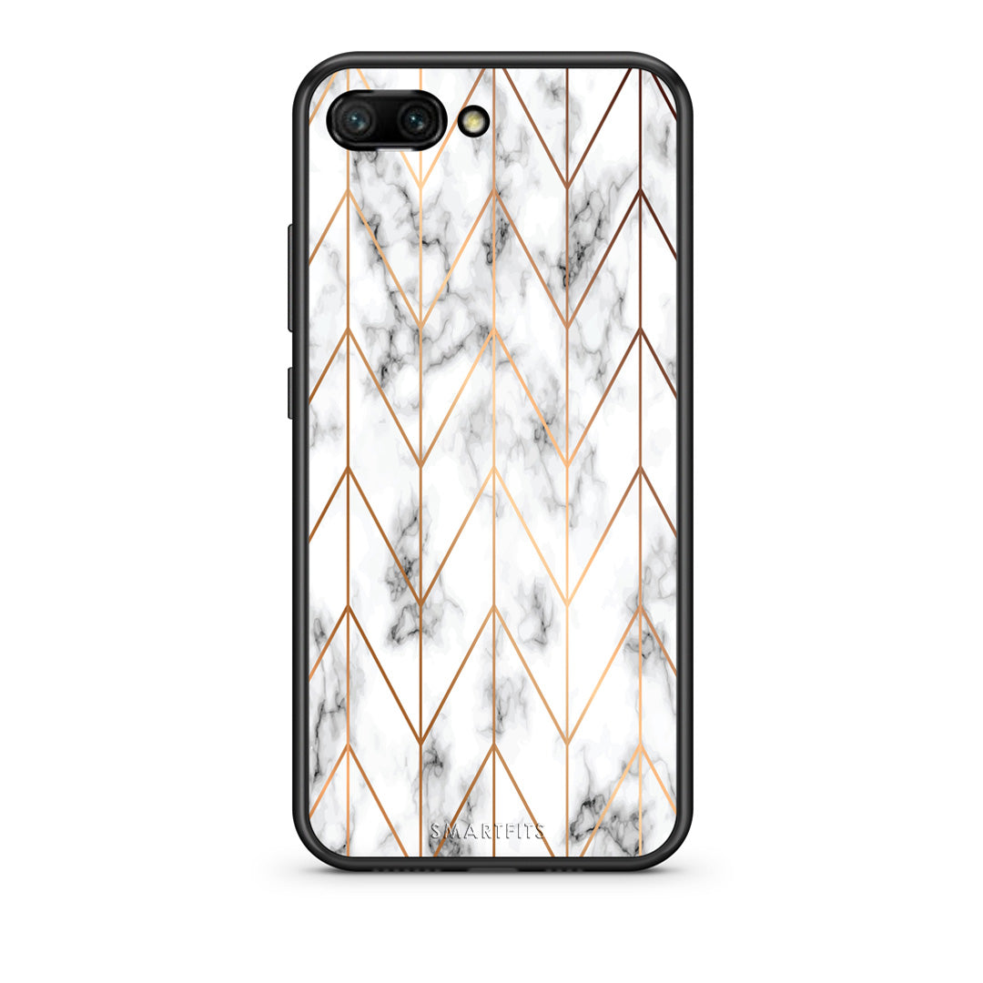 Marble Gold Geometric - Honor 10 θήκη