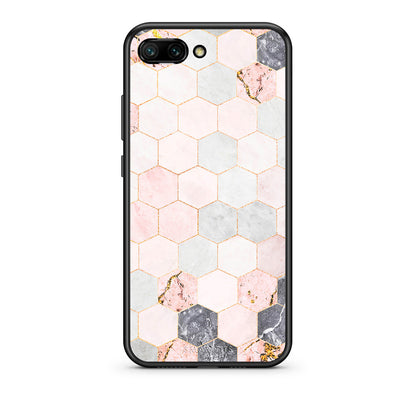 Marble Hexagon Pink - Honor 10 θήκη