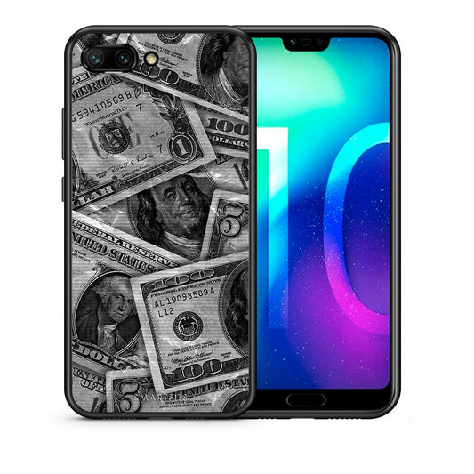 Money Dollars - Honor 10 θήκη