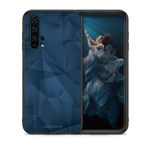 Geometric Blue Abstract - Honor 20 Pro θήκη