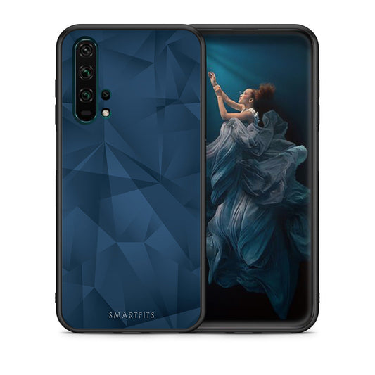 Geometric Blue Abstract - Honor 20 Pro θήκη